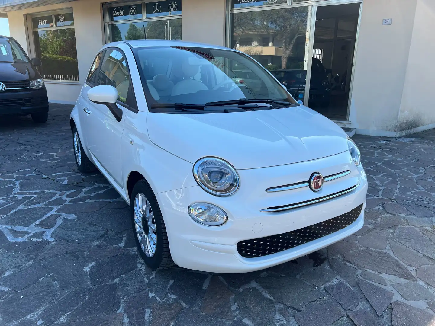 Fiat 500 1.0 Hybrid Lounge Blanc - 1