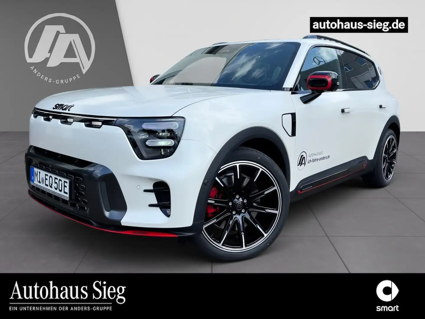 smart Brabus +PDC+Distronic+Pano+SHZ+MATRIX+KeyLess Weiß - 1