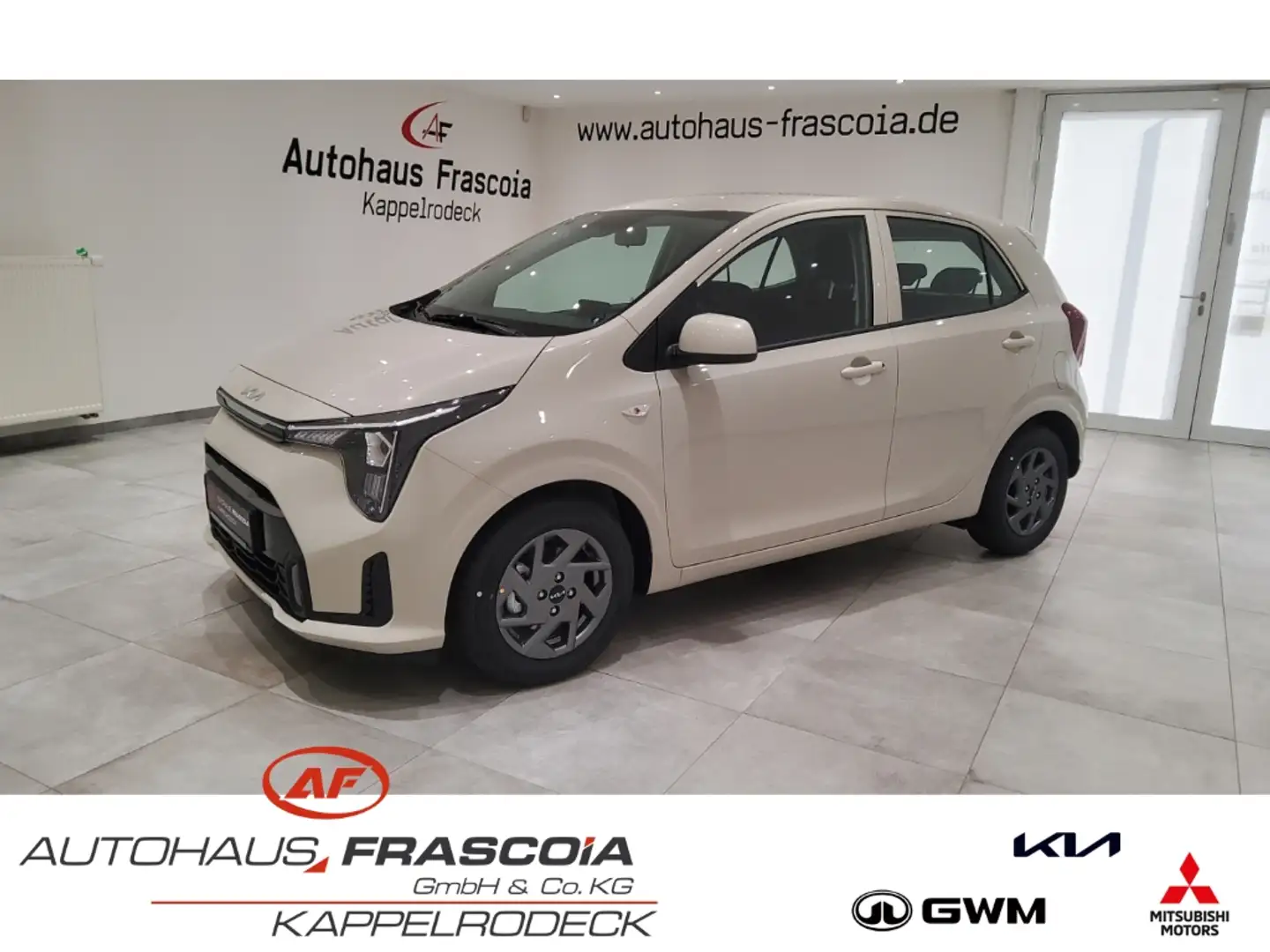 Kia Picanto 1.0 VISION Navi PDC SHZ Rückfahrkam Bluetooth Appl Beige - 1