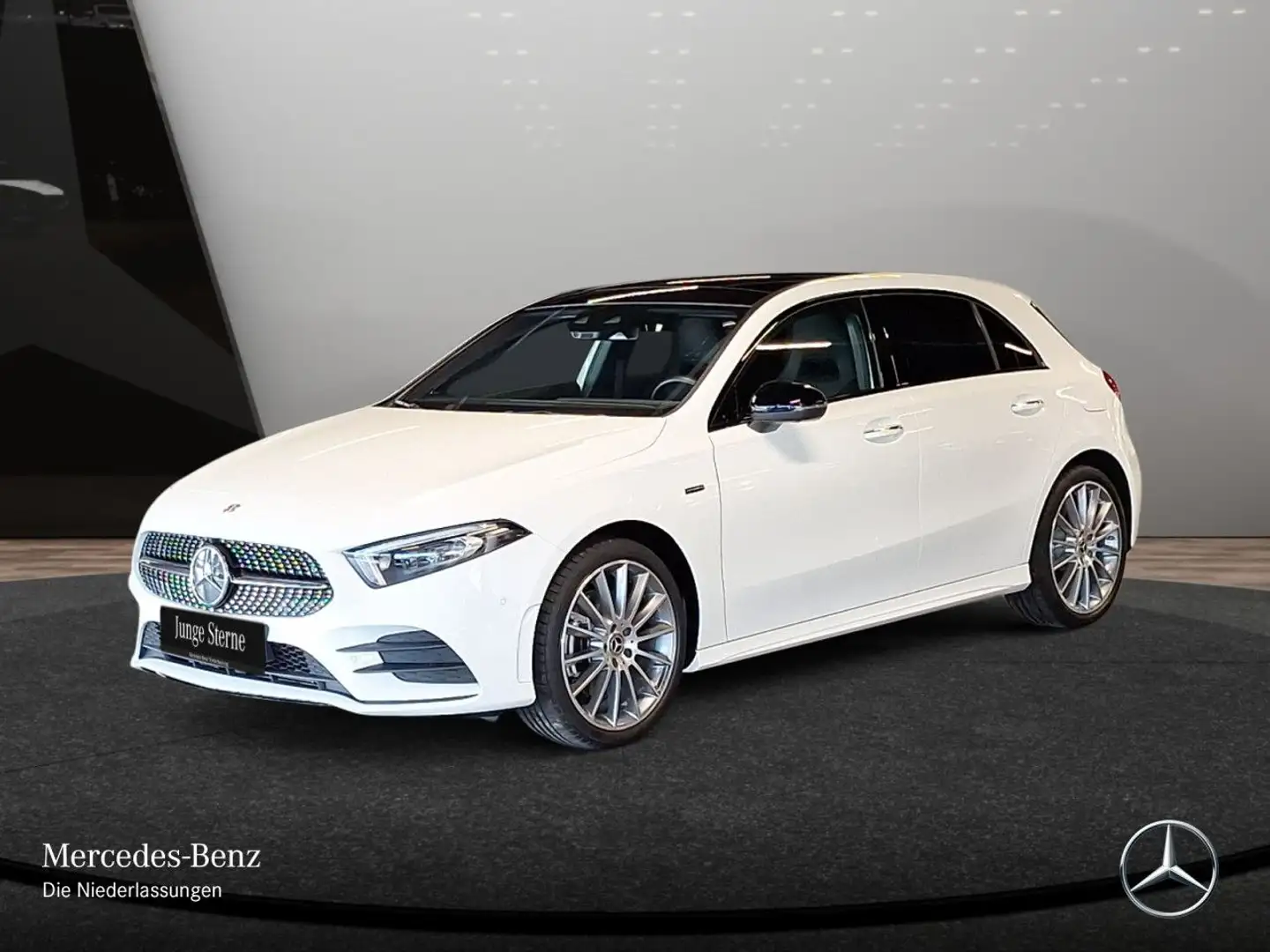 Mercedes-Benz A 250 e AMG+NIGHT+PANO+360°+MULTIBEAM+BURMESTER Blanco - 2