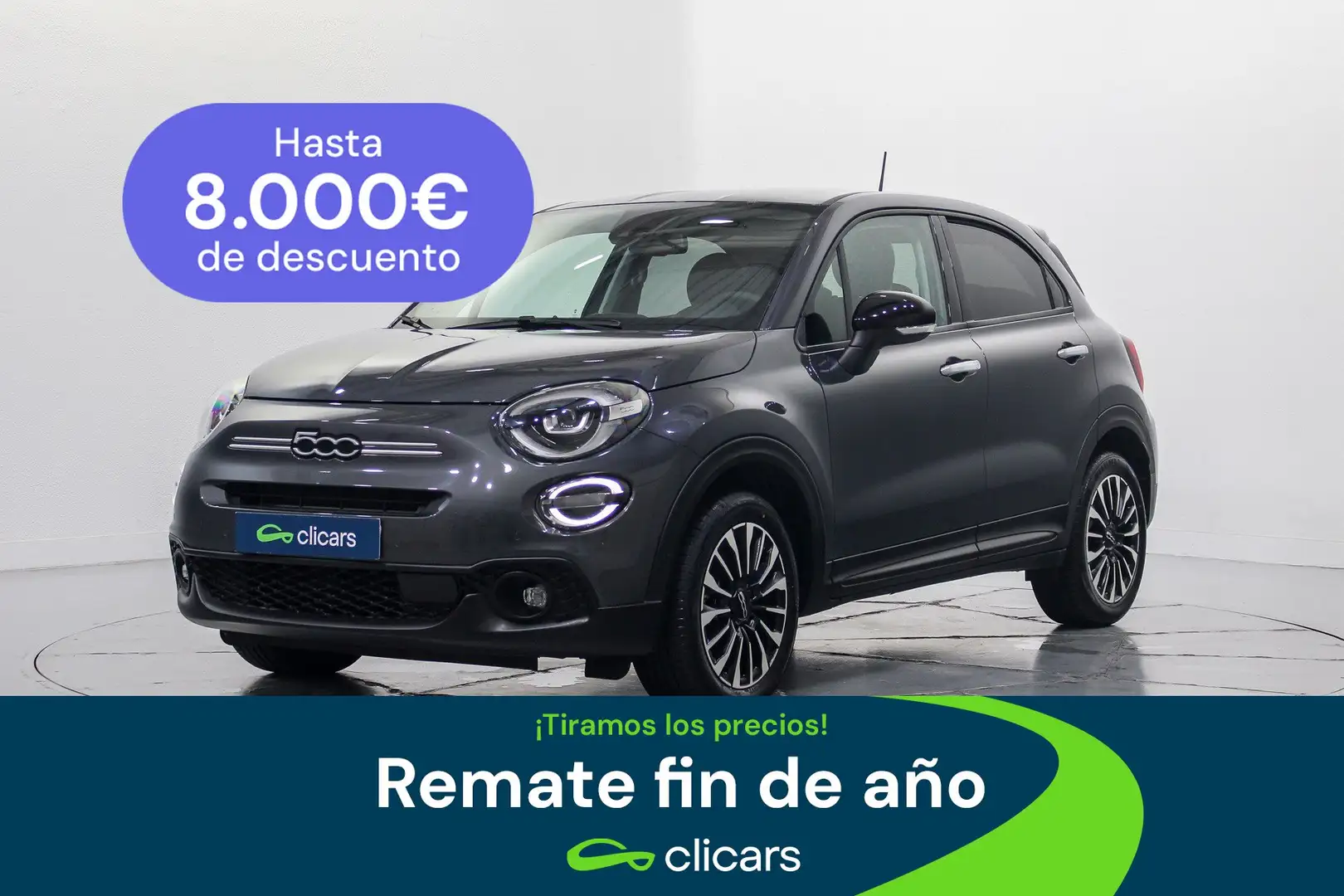 Fiat 500X 1.5 Hybrid Sport DDCT 97KW Gris - 1