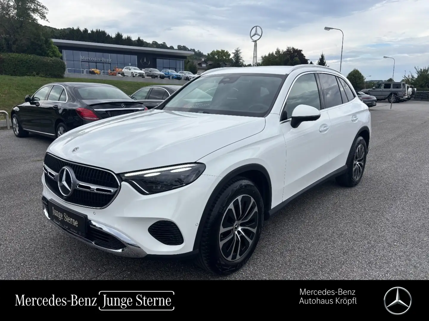 Mercedes-Benz GLC 220 d 4MATIC KeyGo PTS Shz Navi MBUX eHeck Blanc - 1