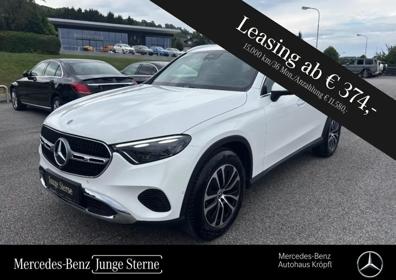 Mercedes-Benz GLC 220 d 4MATIC KeyGo PTS Shz Navi MBUX eHeck Weiß - 2