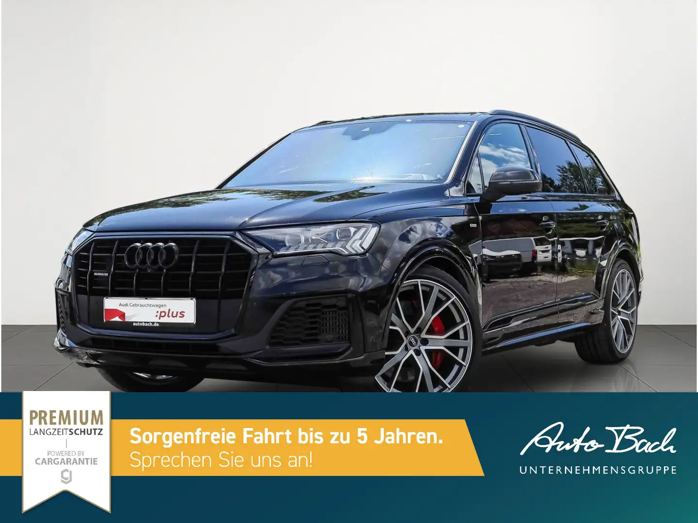 Audi Q7 S line 60 TFSIe qu Pano S-Sitze HD Matrix HuD Noir - 2
