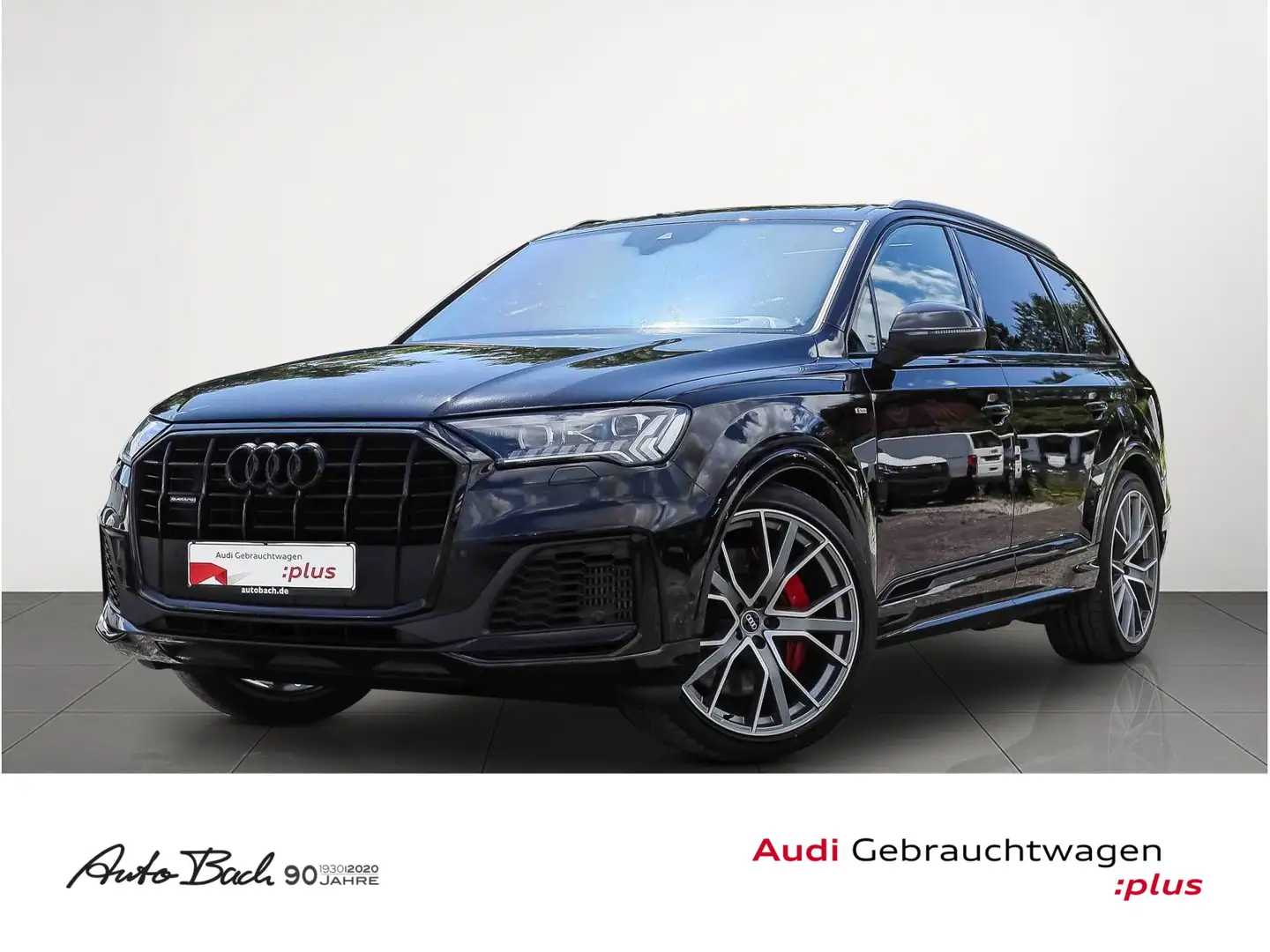 Audi Q7 S line 60 TFSIe qu Pano S-Sitze HD Matrix HuD Noir - 1