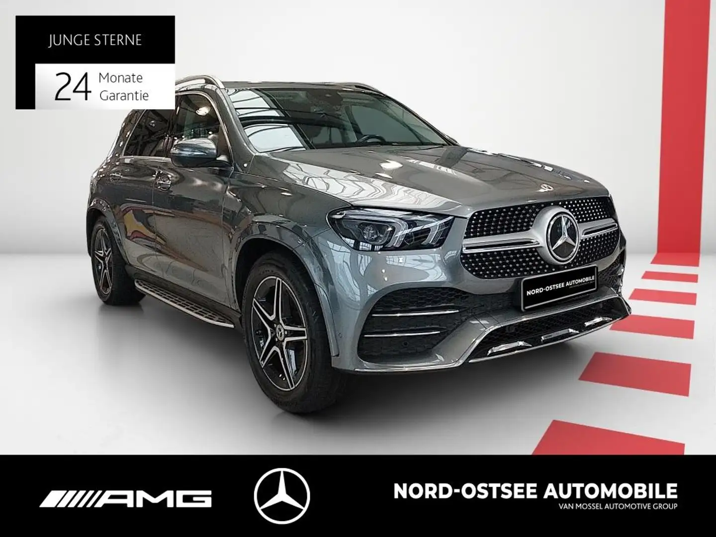 Mercedes-Benz GLE 350 de 4M AMG NAVI 360 AMBIENTE LED AIRMATIC Grijs - 2