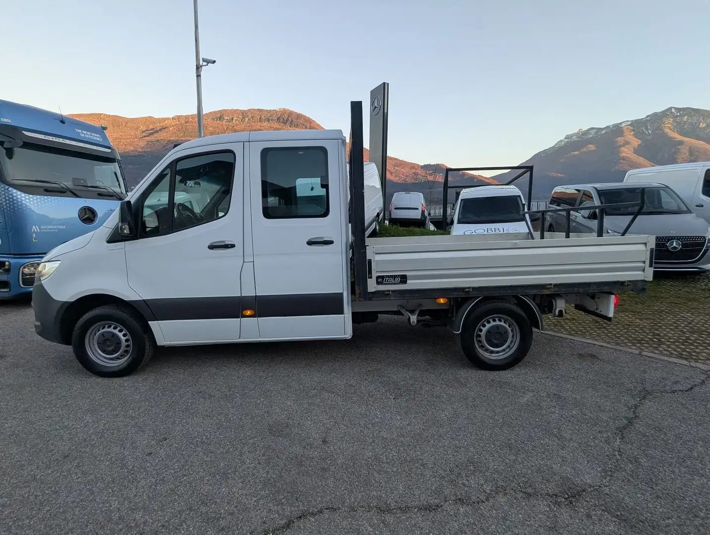 Mercedes-Benz Sprinter 316  2.1 CDI FWD PIANALE DOPPIA CABINA CASSONE FI Blanc - 2