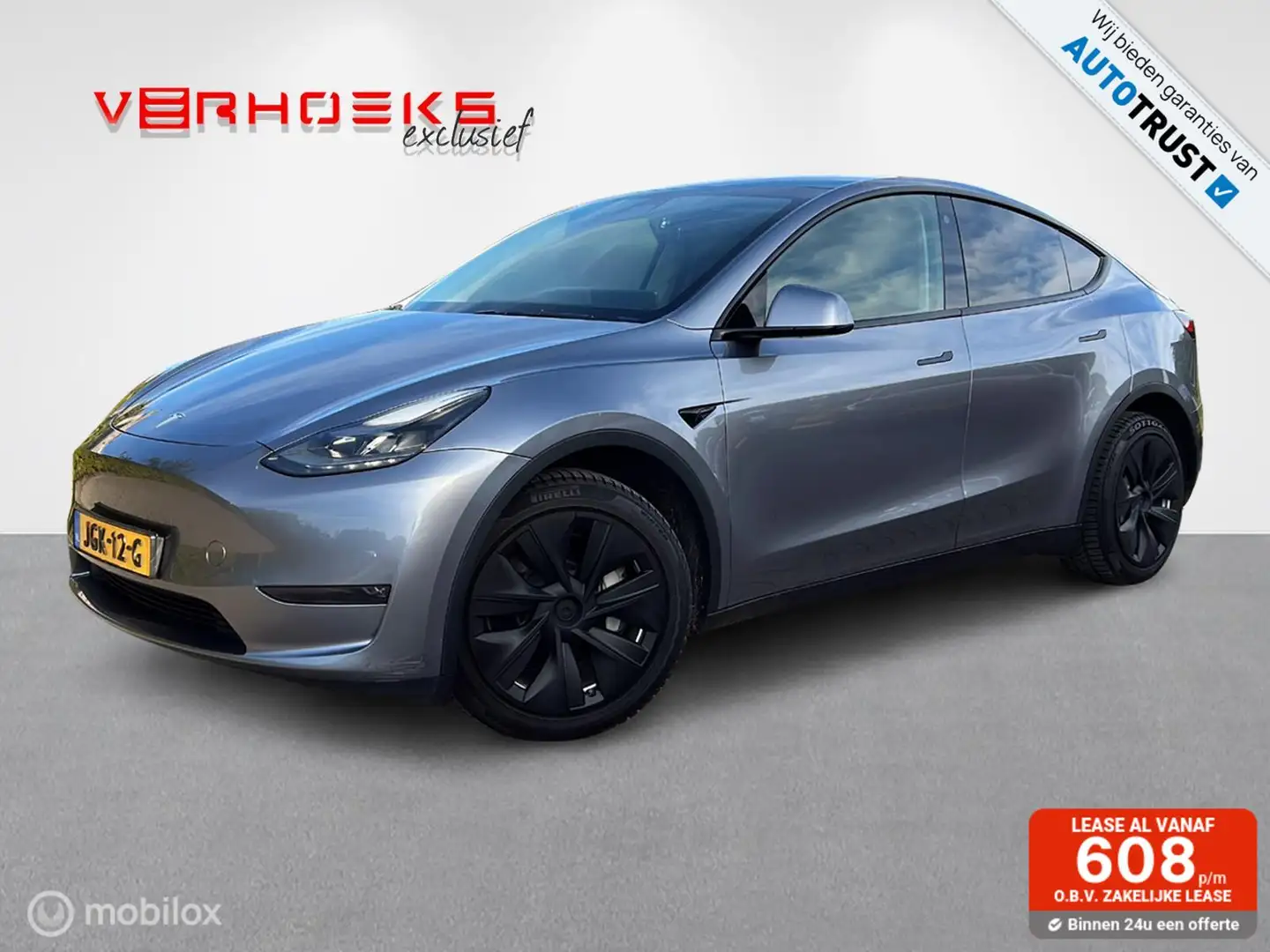 Tesla Model Y Long Range Dual Motor + Trekhaak Gris - 1