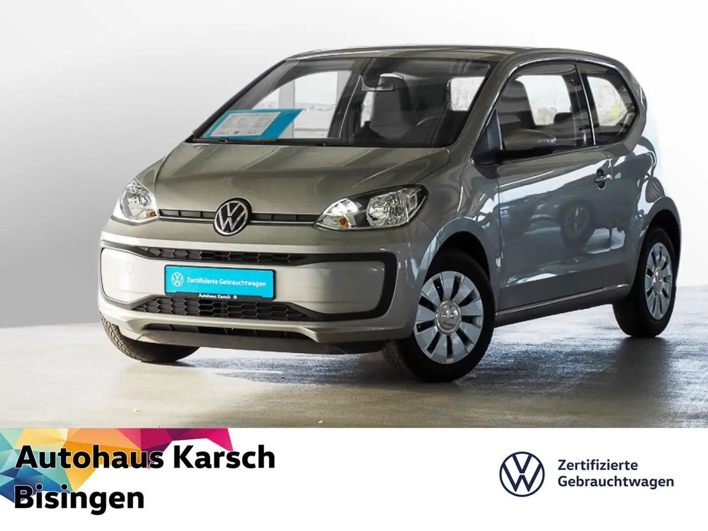 Volkswagen up! 1.0 Basis KLIMA, RADIO Bluetooth el. Fenster Argent - 1
