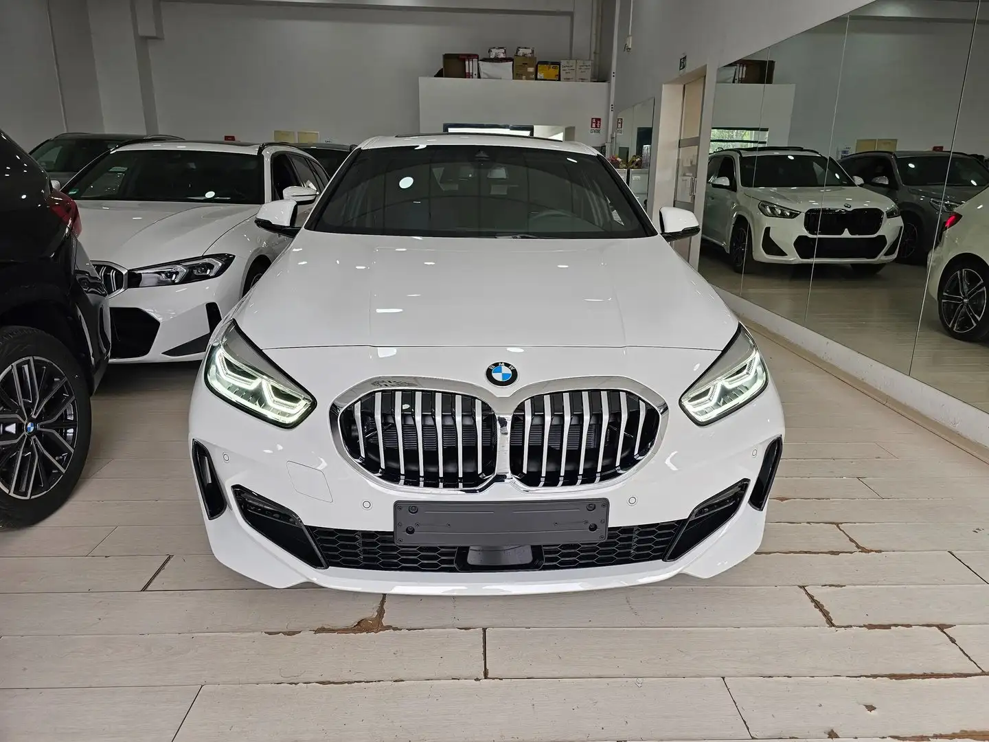 BMW 118 118d Tetto Clima C.18 Camera Navi Msport M Sport Bianco - 2