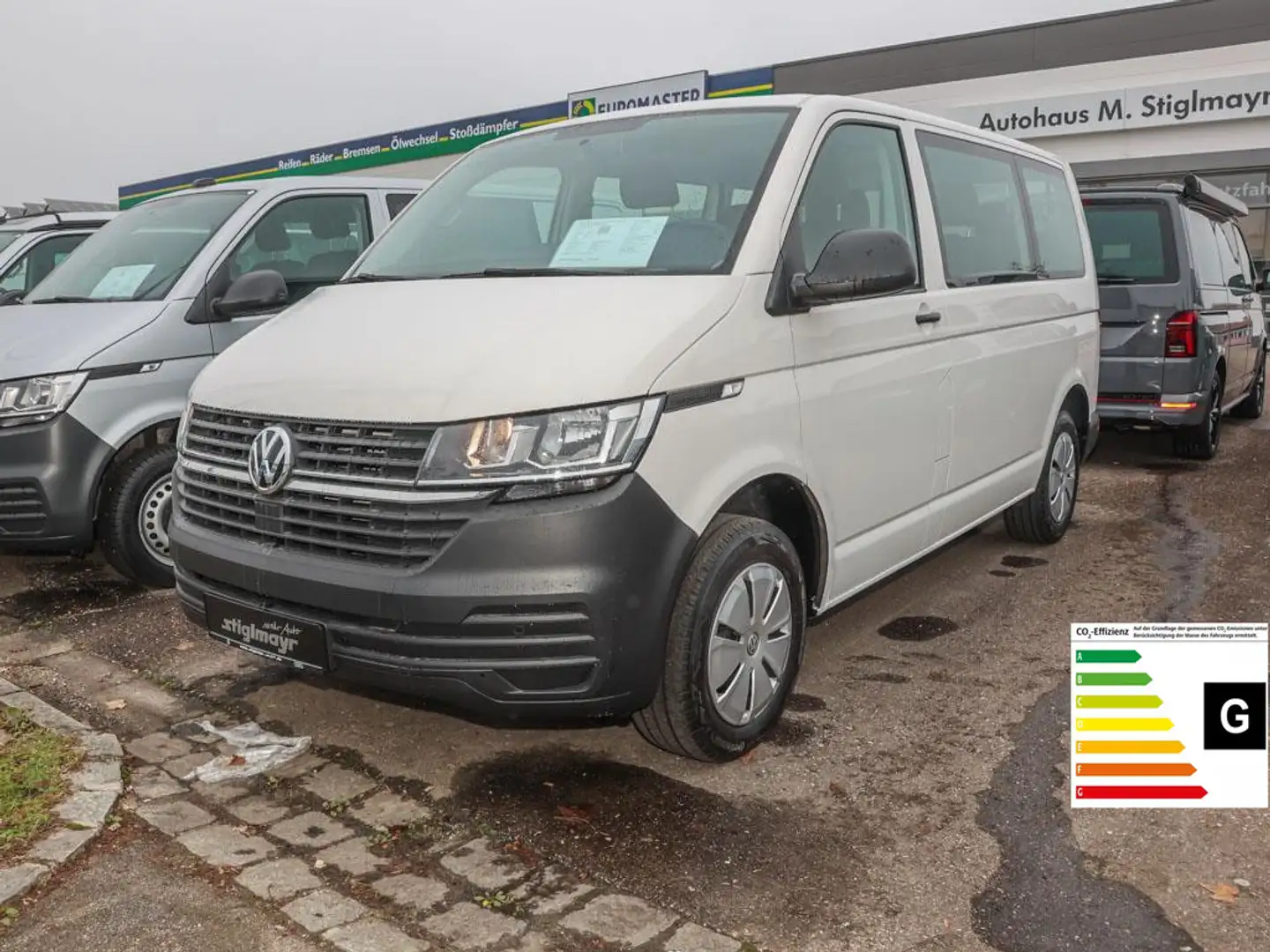 Volkswagen T6.1 Transporter 6.1 Kombi 2.0 TDI AHK+DAB+PDC Weiß - 1