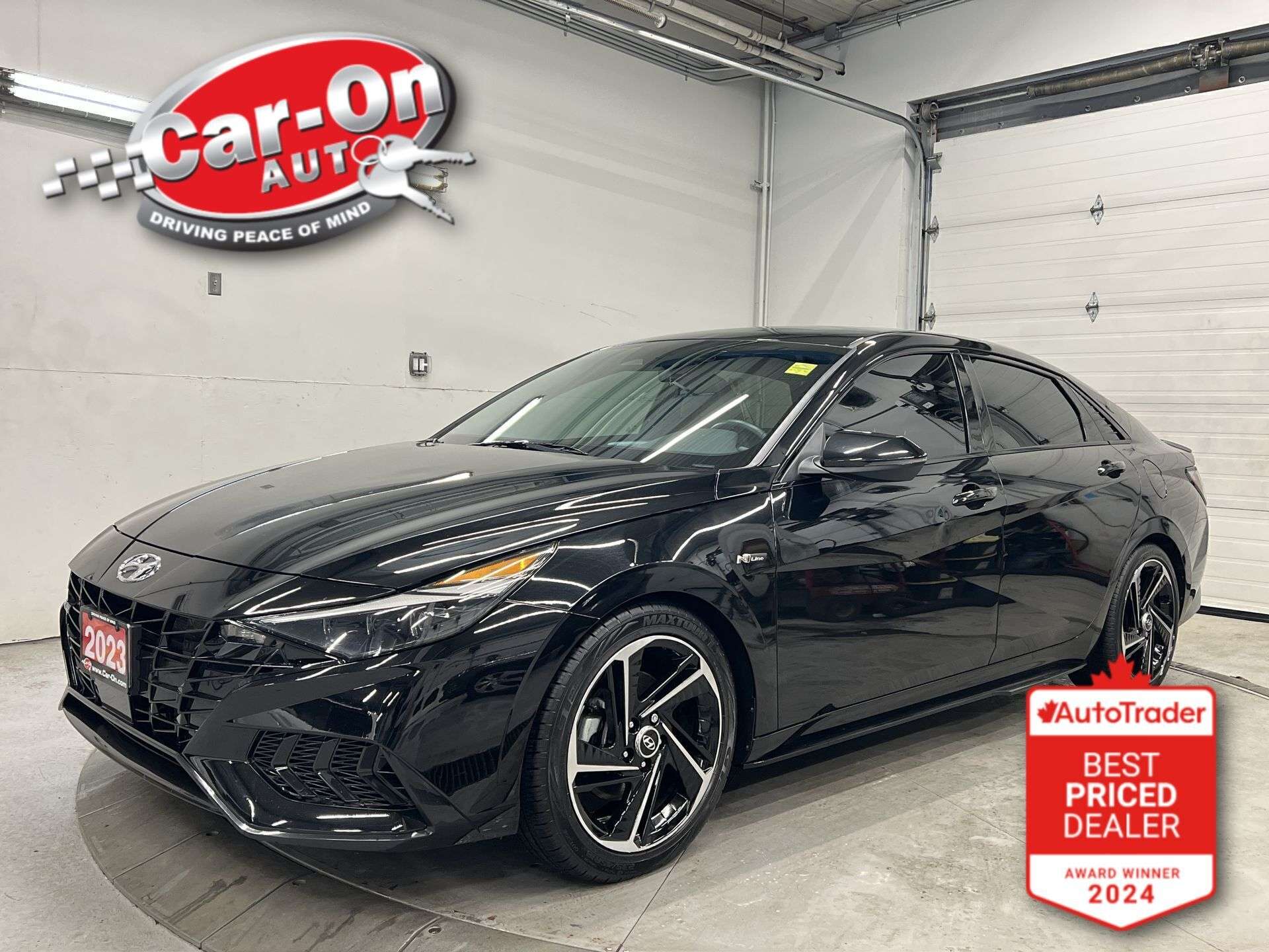 Black 2023 Hyundai Elantra N Line Ultimate FWD Sedan Automatic