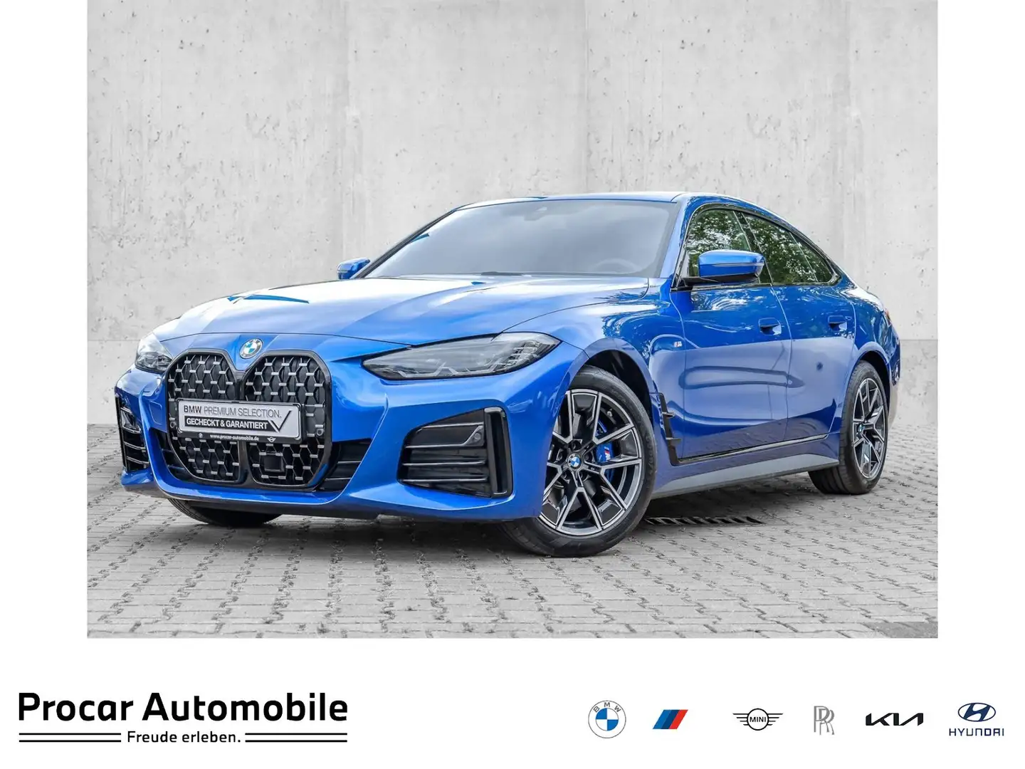 BMW 420 d xDrive M SPORT PRO Glasd. DA PA HiFi DAB Bleu - 1