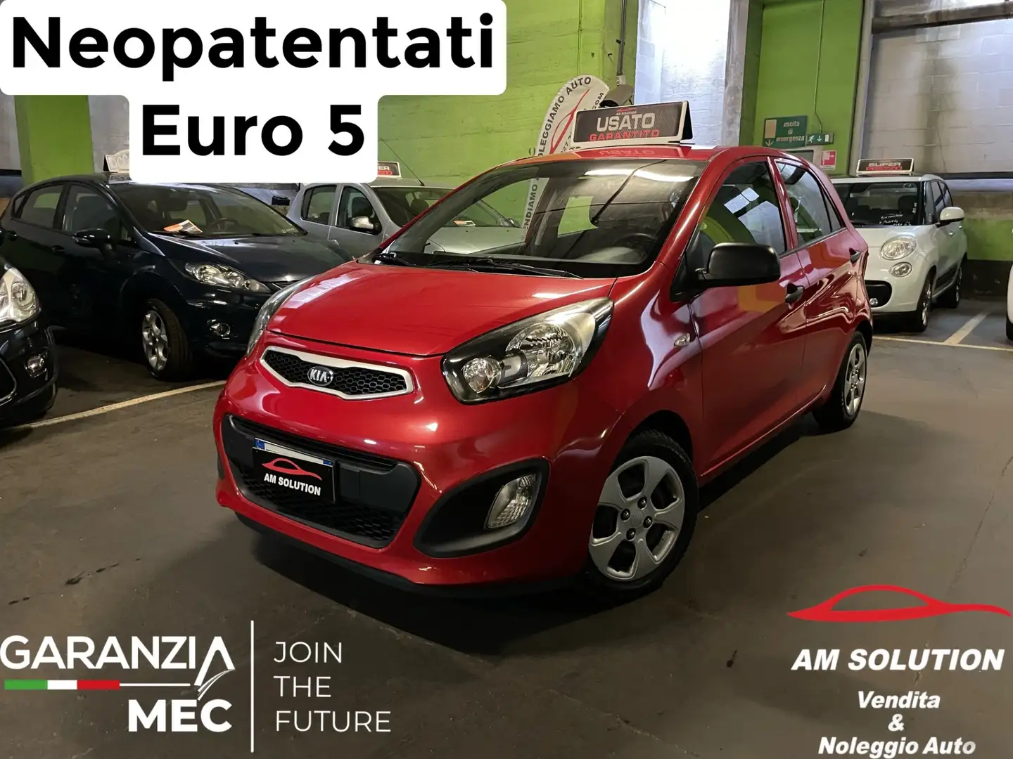 Kia Picanto 1.0 Neopatentati Euro 5 *135.000km* Rosso - 1
