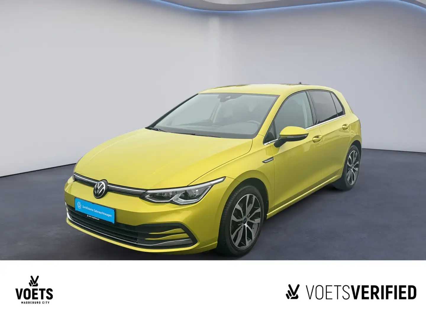Volkswagen Golf 1.5TSI Style LED+NAVI+ACC+DAB+MASSGE+ Gelb - 1