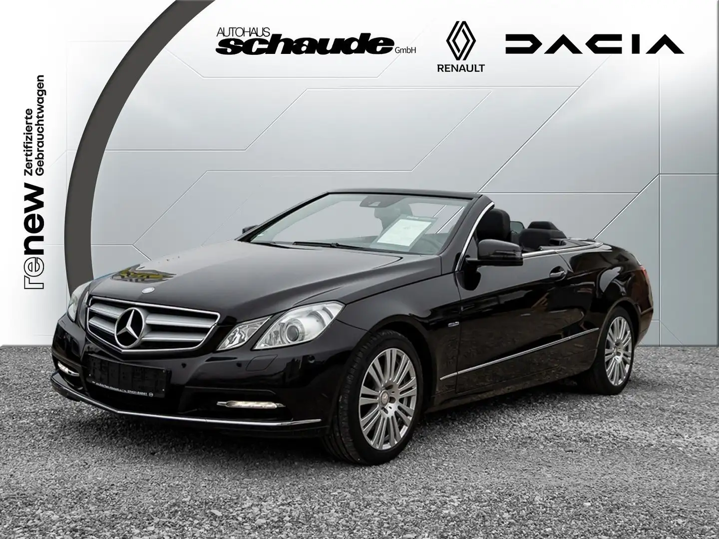 Mercedes-Benz E 300 Cabrio CGI Elegance Navi AHK Leder Noir - 1