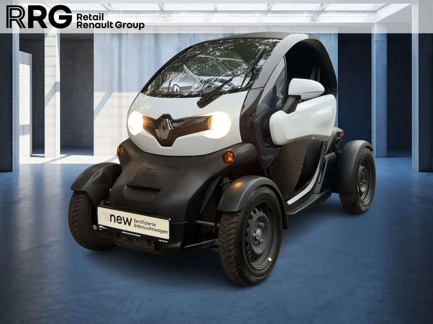 Renault Twizy Einparkhilfe + Bluetooth - inkl Batterie!  80 km/h! Weiß - 1