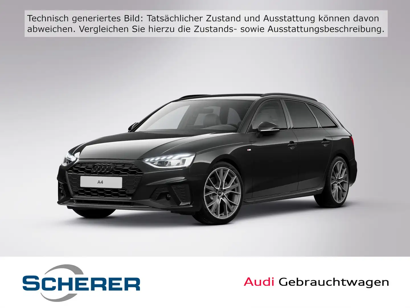 Audi A4 35 TDI S Line competition*Navi*Business Schwarz - 1