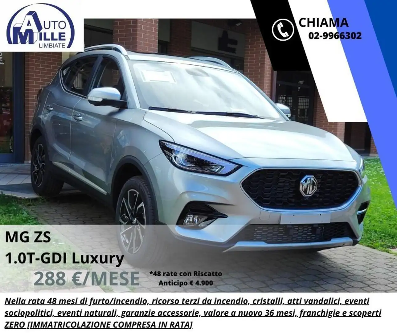 MG ZS 1.0T-GDI Luxury Argent - 1