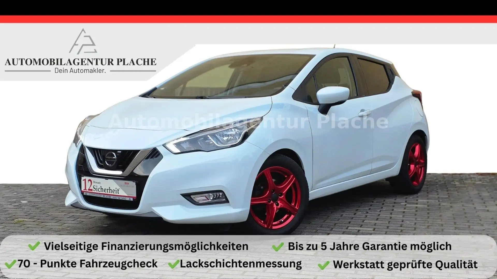 Nissan Micra 0.9 IG-T *Klima/Sitzheizung/PDC/el.SP* Weiß - 1