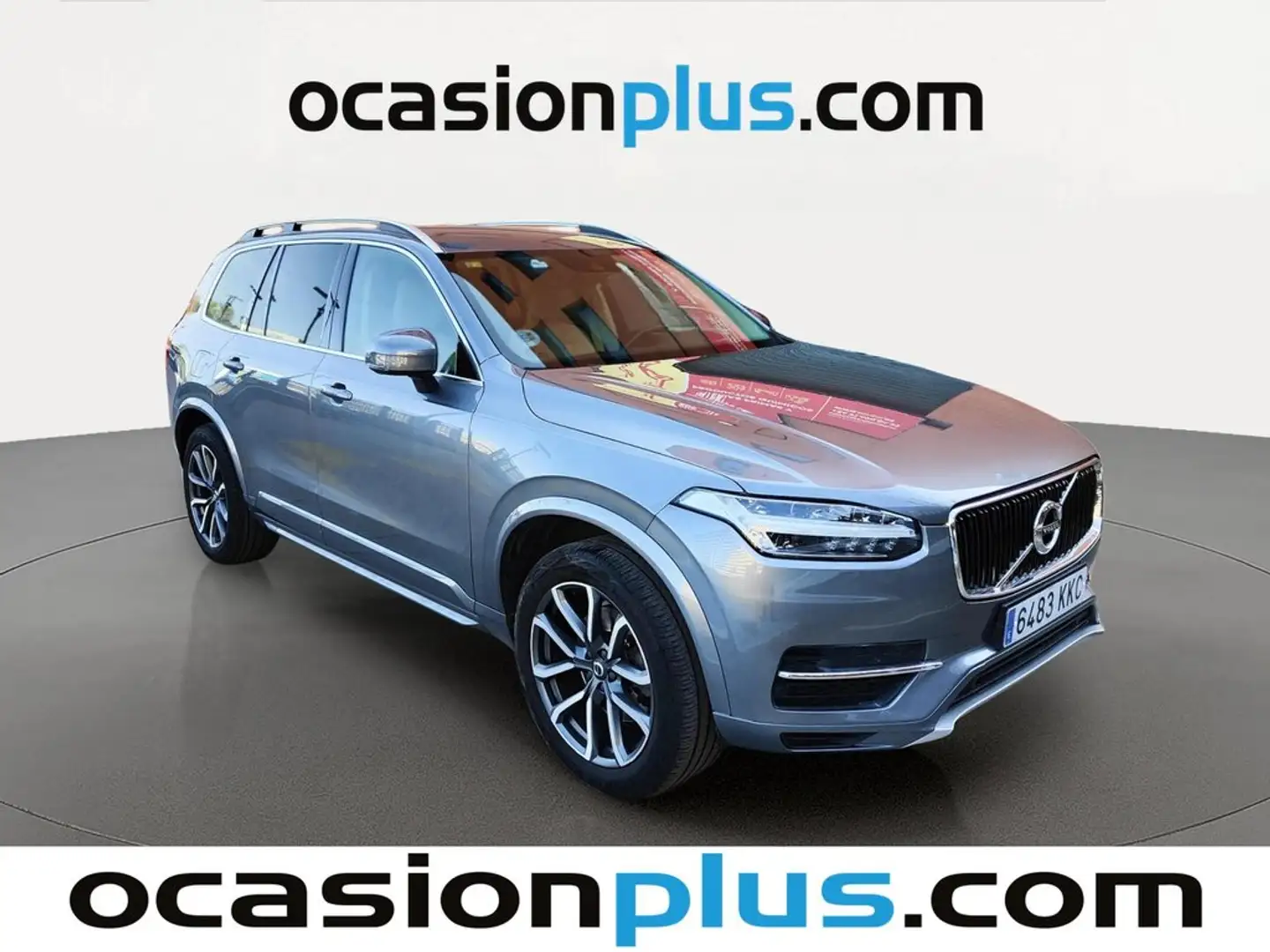 Volvo XC90 D5 Momentum AWD 235 Aut. Gris - 2