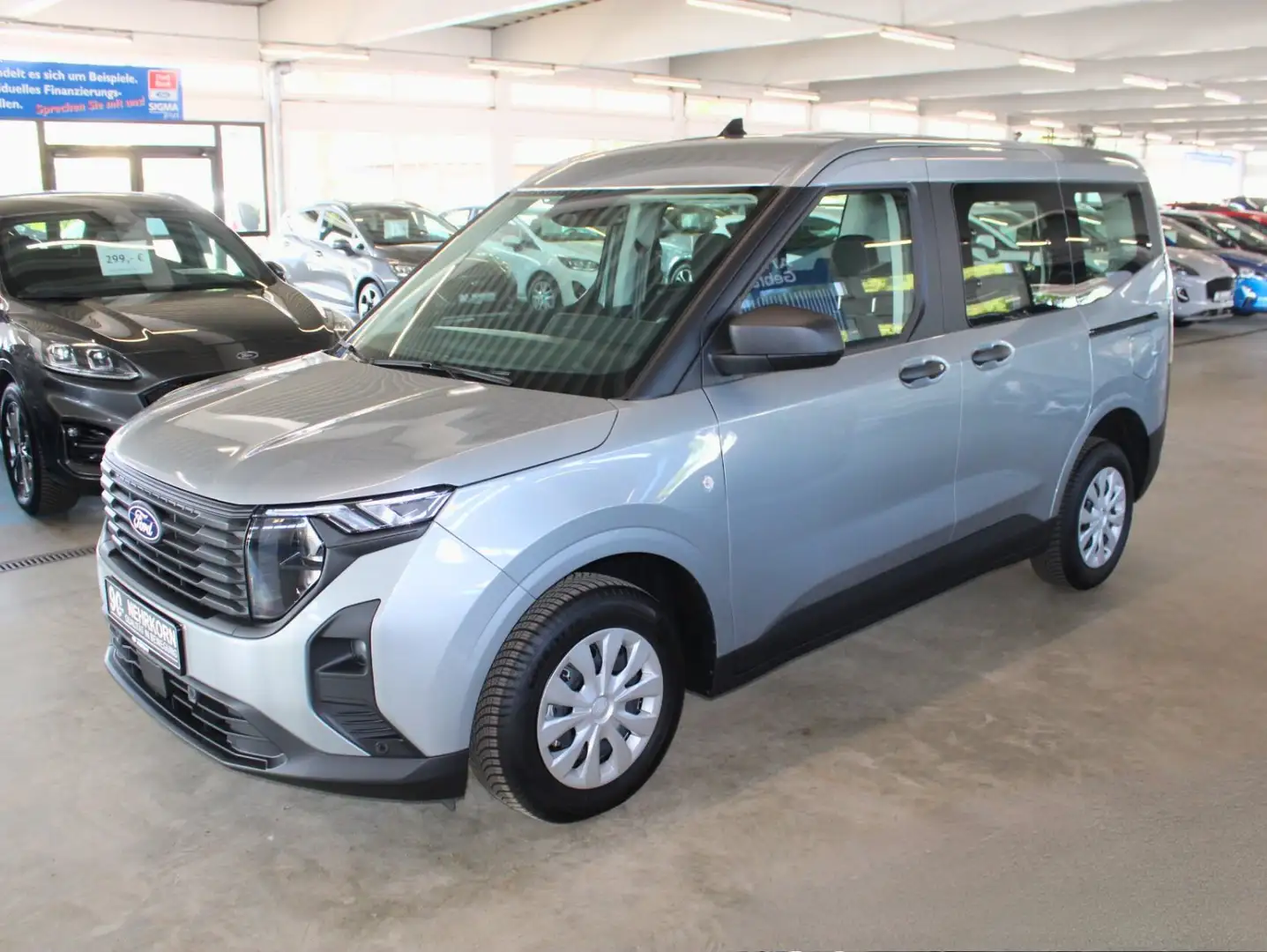 Ford Tourneo Courier 1.0 EcoBoost TREND KLIMA WinterPaket CAM PDC uvm. Gris - 2