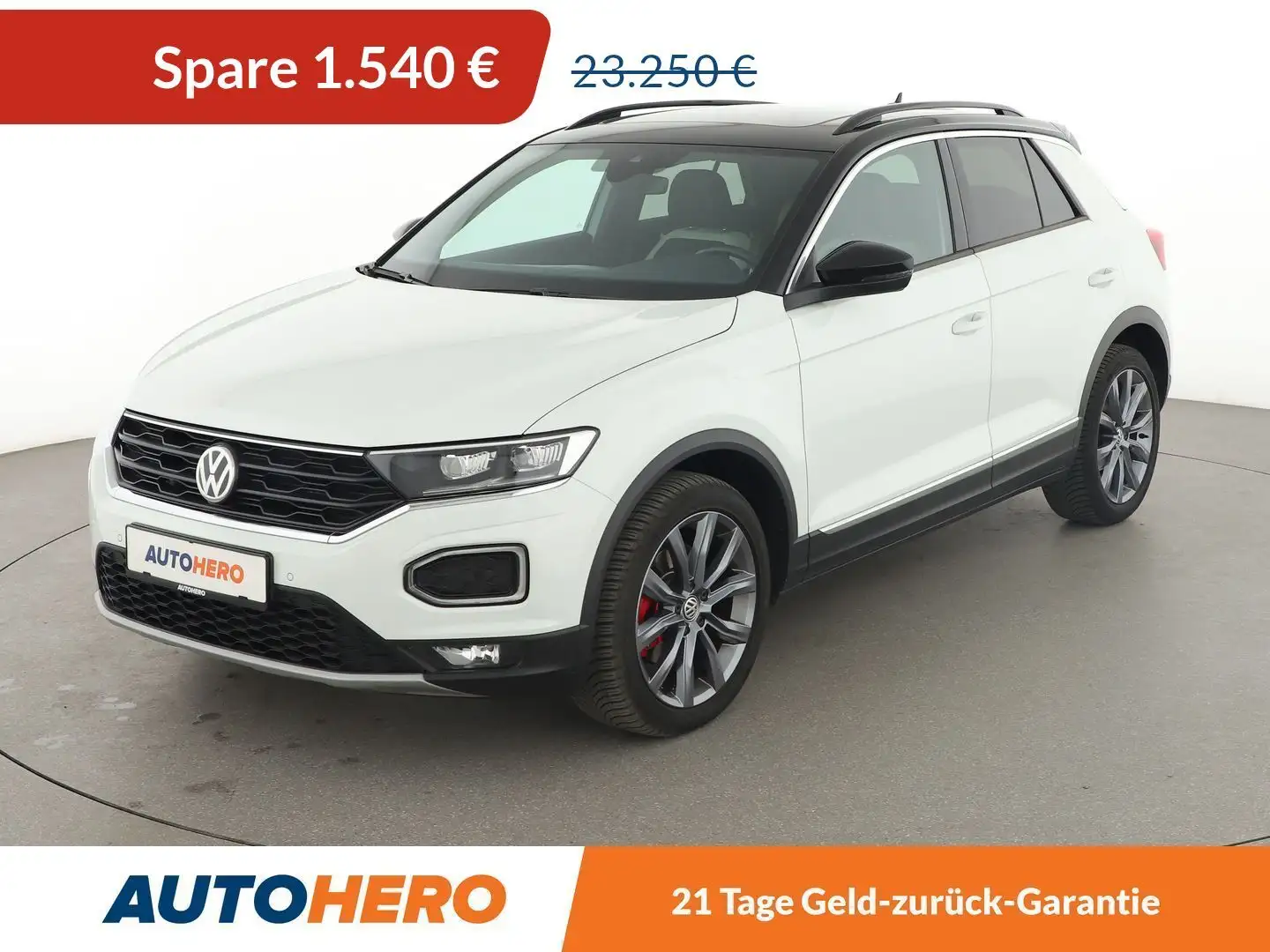 Volkswagen T-Roc 2.0 TSI Sport 4Motion Aut.*NAVI*LED*ACC*SPUR*PDC* Weiß - 1