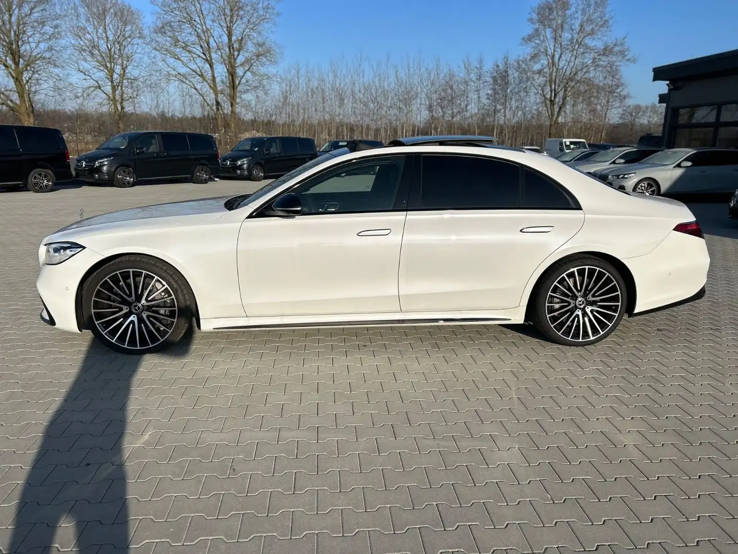 Mercedes-Benz S 450 S450d 4M Lang AMG Night -Fondent-Hinterachl-360K Blanc - 2