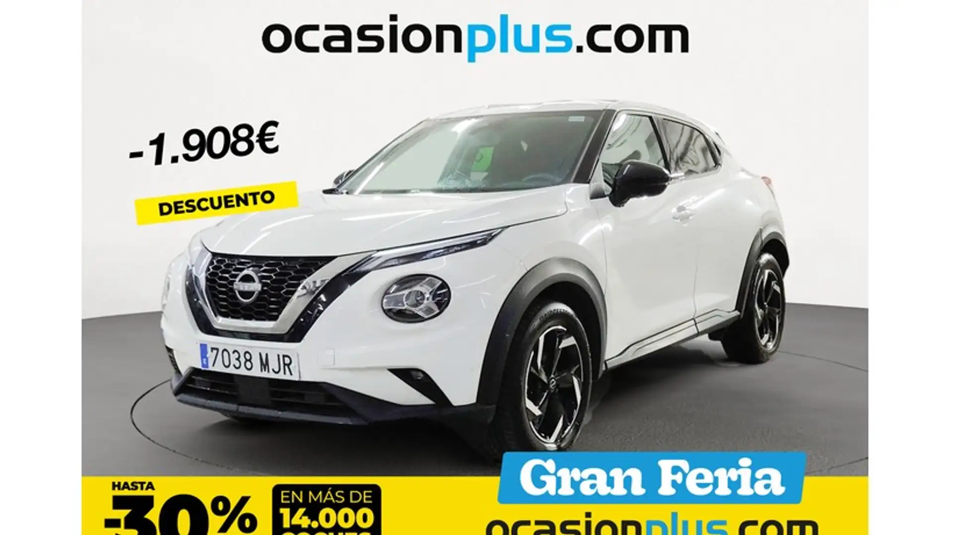 Nissan Juke 1.0 DIG-T N-Connecta 4x2 114 Blanc - 1
