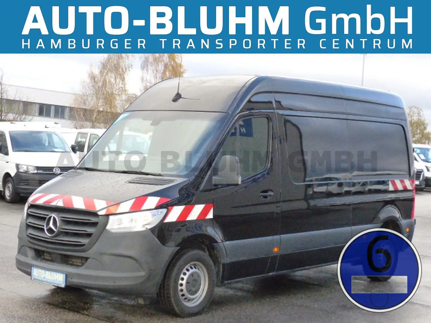 Mercedes-Benz Sprinter 314 CDI Kasten L2H2 Klima Navi Cam AHK Black - 1