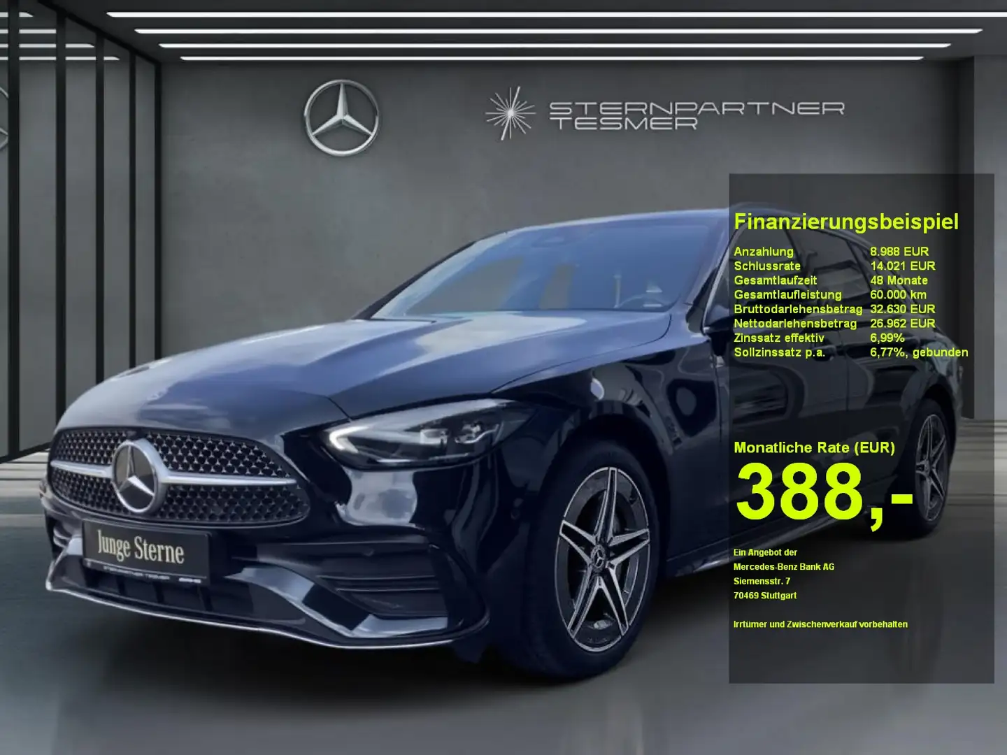 Mercedes-Benz C 300 e T AMG Kamera LED eHeck Ambiente MBUX-Nav Nero - 1