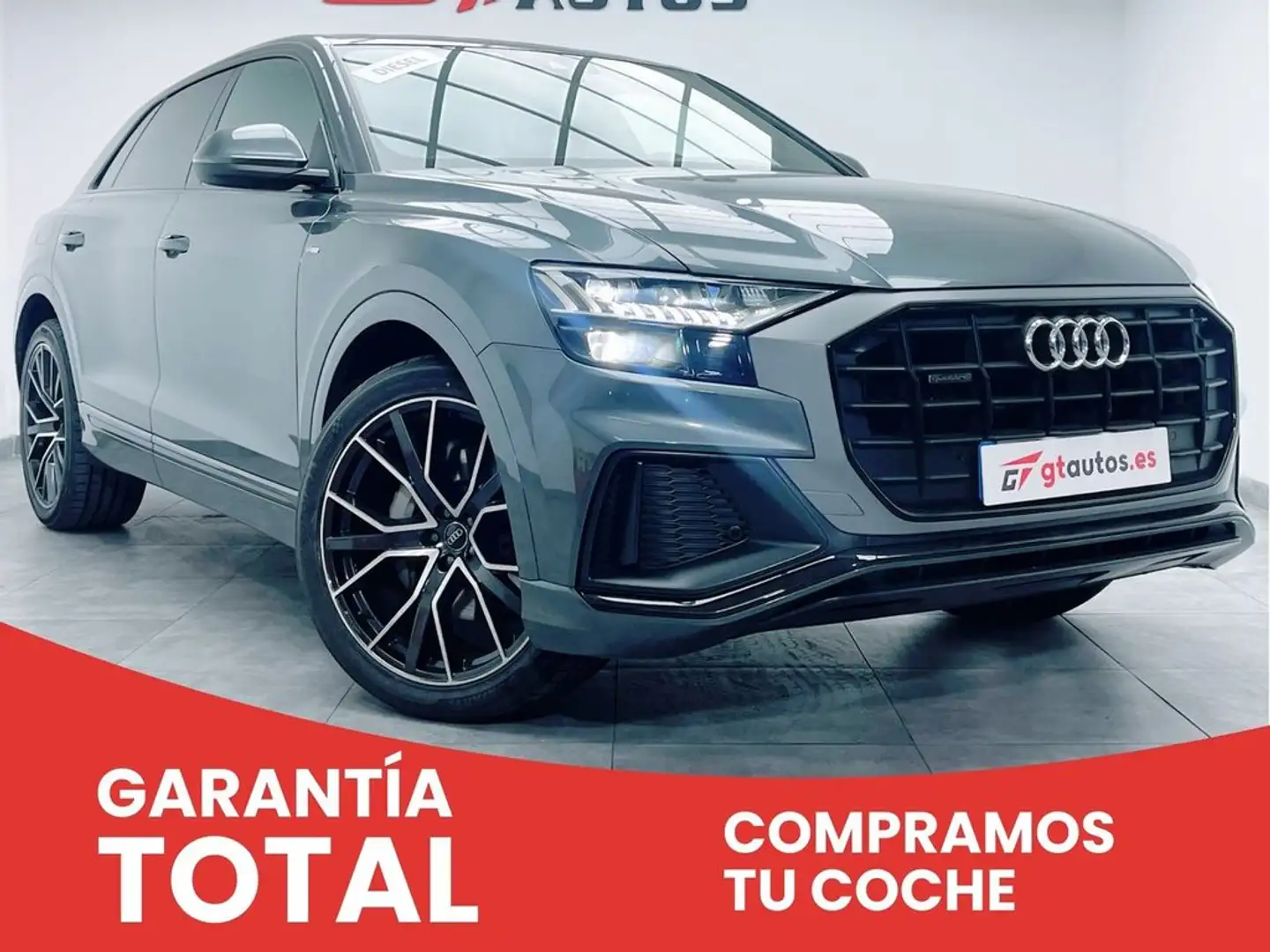 Audi Q8 50 TDI Quattro S-Line Black Line MHEV 286CV Gris - 1