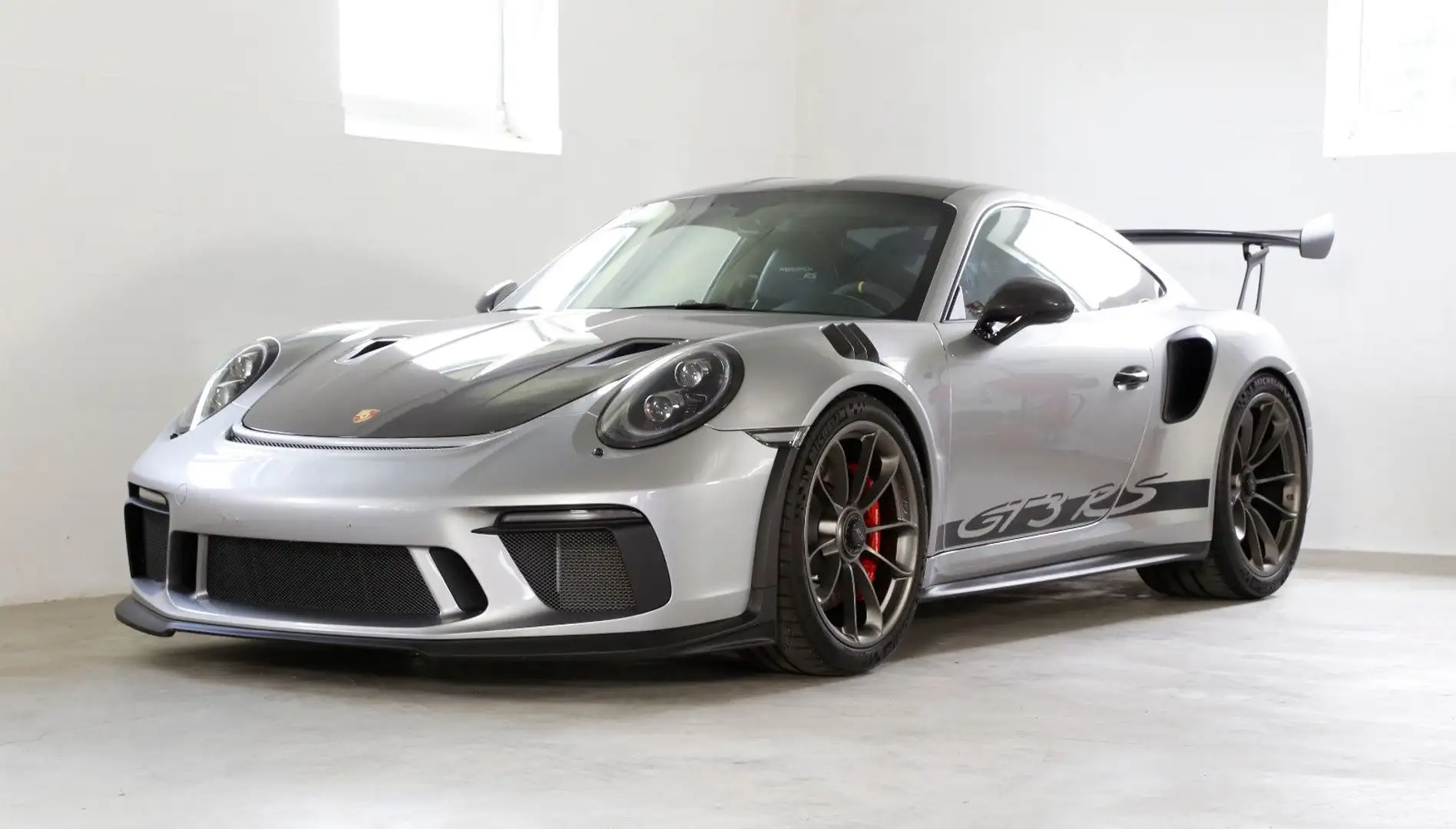 Porsche 991 911 GT3 RS, Weissach, Lift, Vollleder, BOSE, Cam Argento - 2