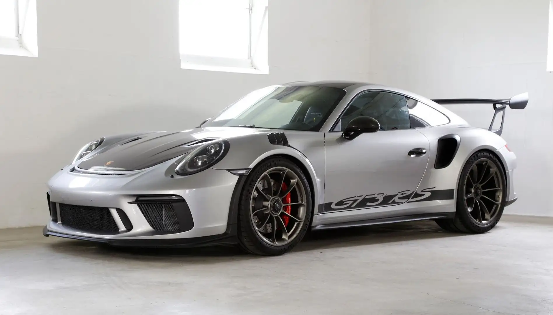 Porsche 991 911 GT3 RS, Weissach, Lift, Vollleder, BOSE, Cam Silber - 1