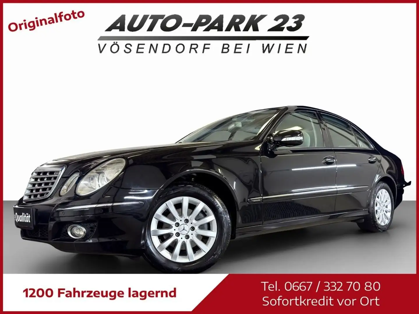 Mercedes-Benz E 220 E 220 Elegance CDI Aut.**SEHR GEPFLEGT **MOD2008 Schwarz - 1