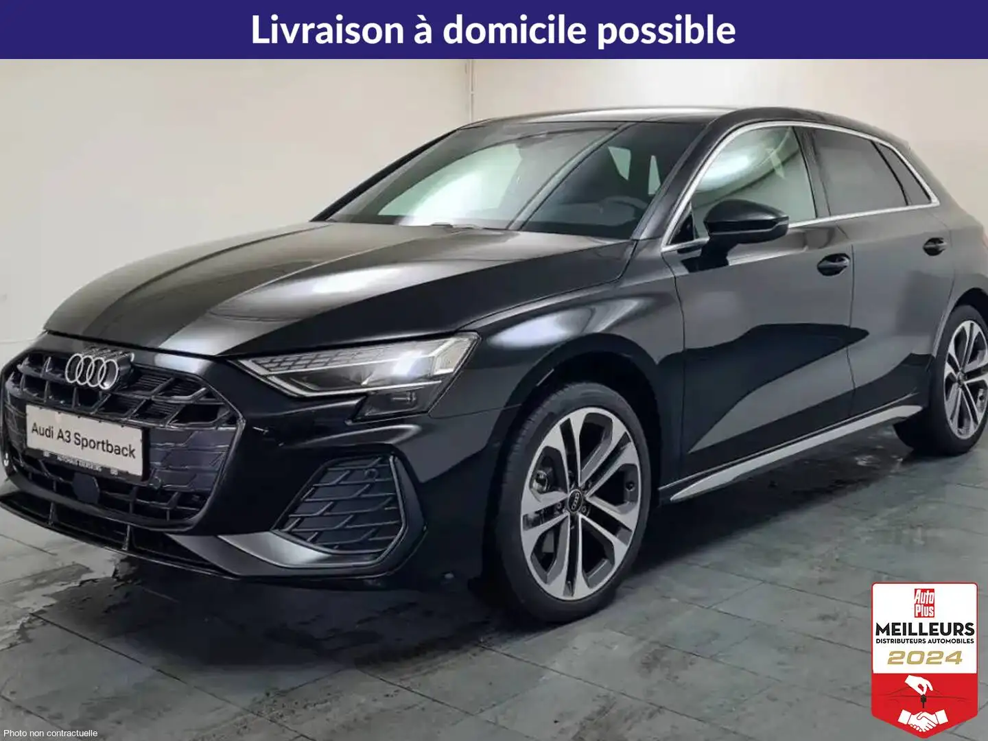 Audi A3 35 TFSI 150 S tronic 7 S line Noir - 1