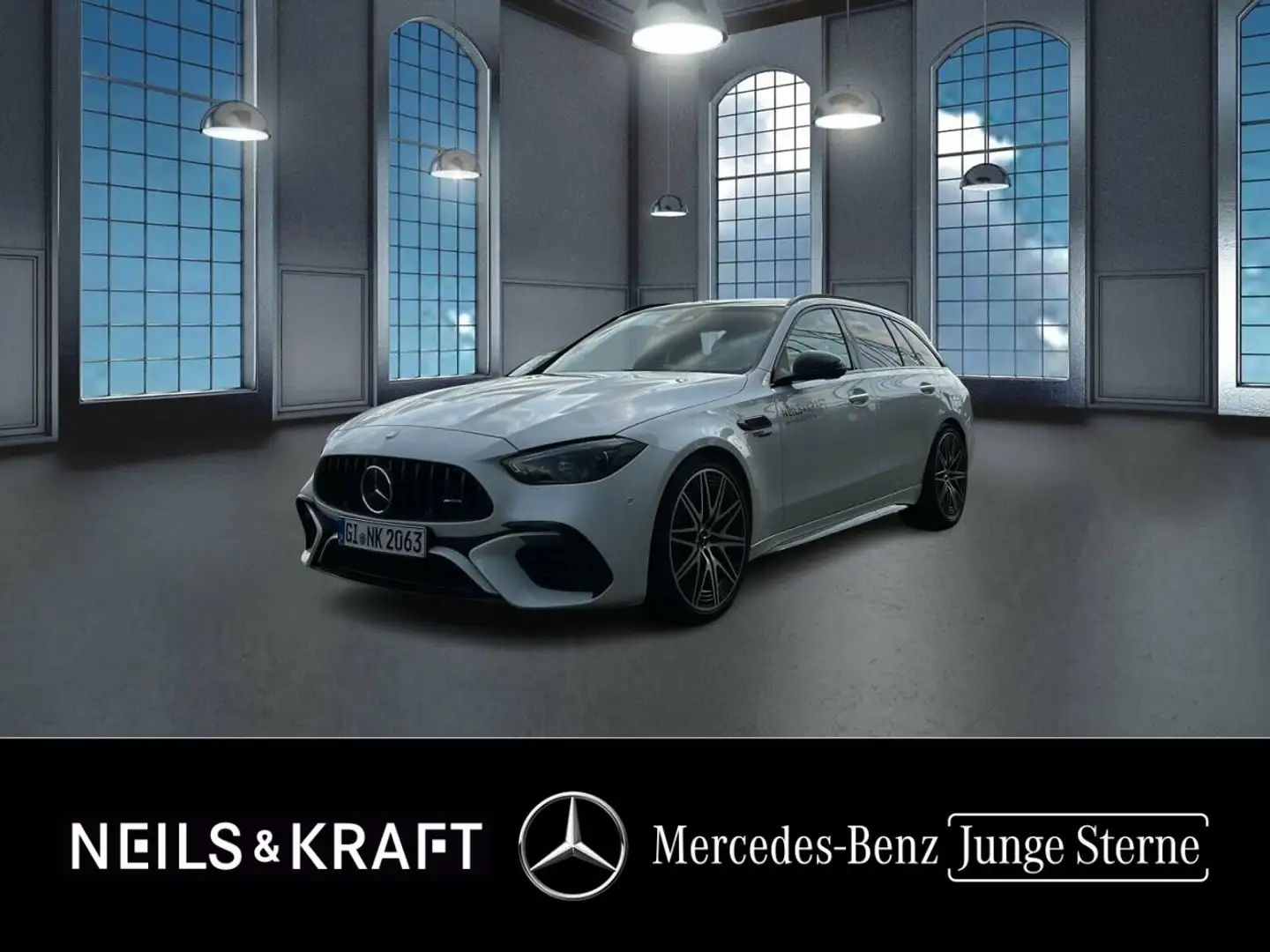 Mercedes-Benz C 63 AMG S E PERF T PANO+HUD+NIGHT 2+FAHRASS+AHK Blanc - 1