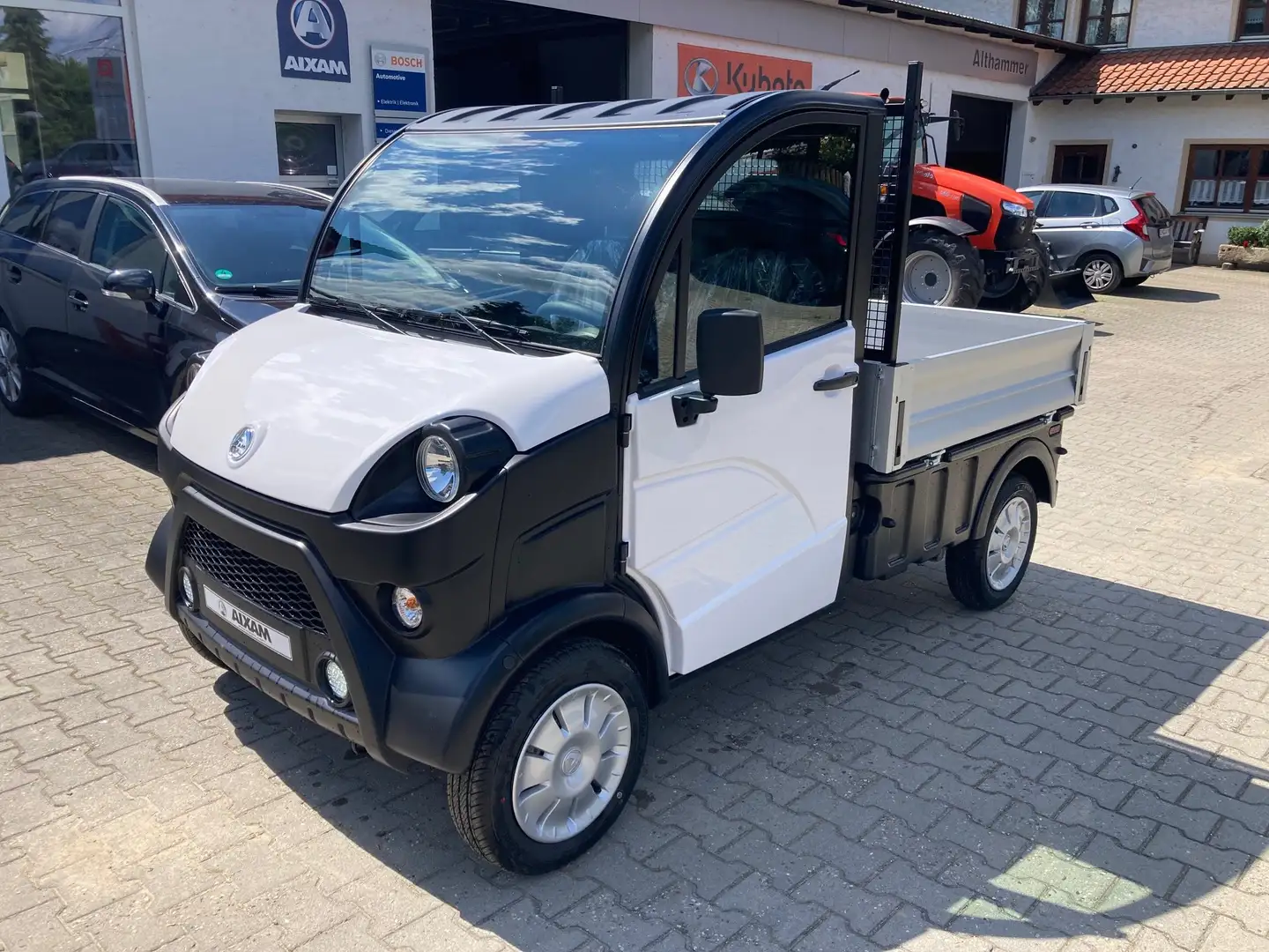 Aixam D-truck Diesel Pritsche Laderaumschutzgitter 45km/h Blanc - 1
