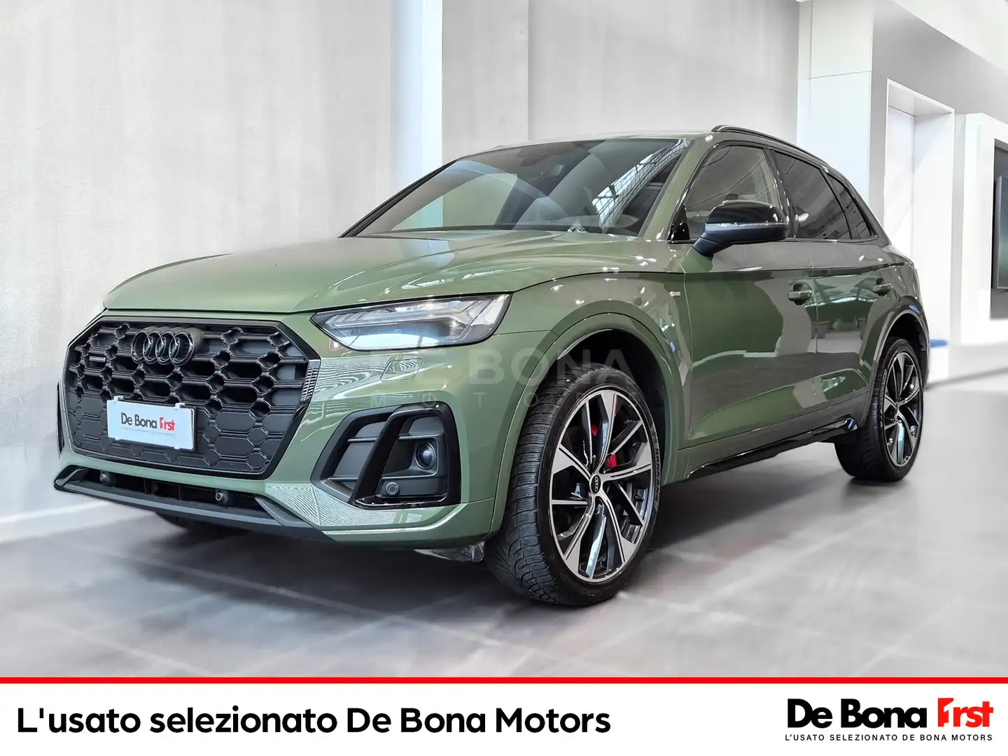 Audi Q5 40 2.0 tdi mhev 12v s line quattro s-tronic Verde - 1