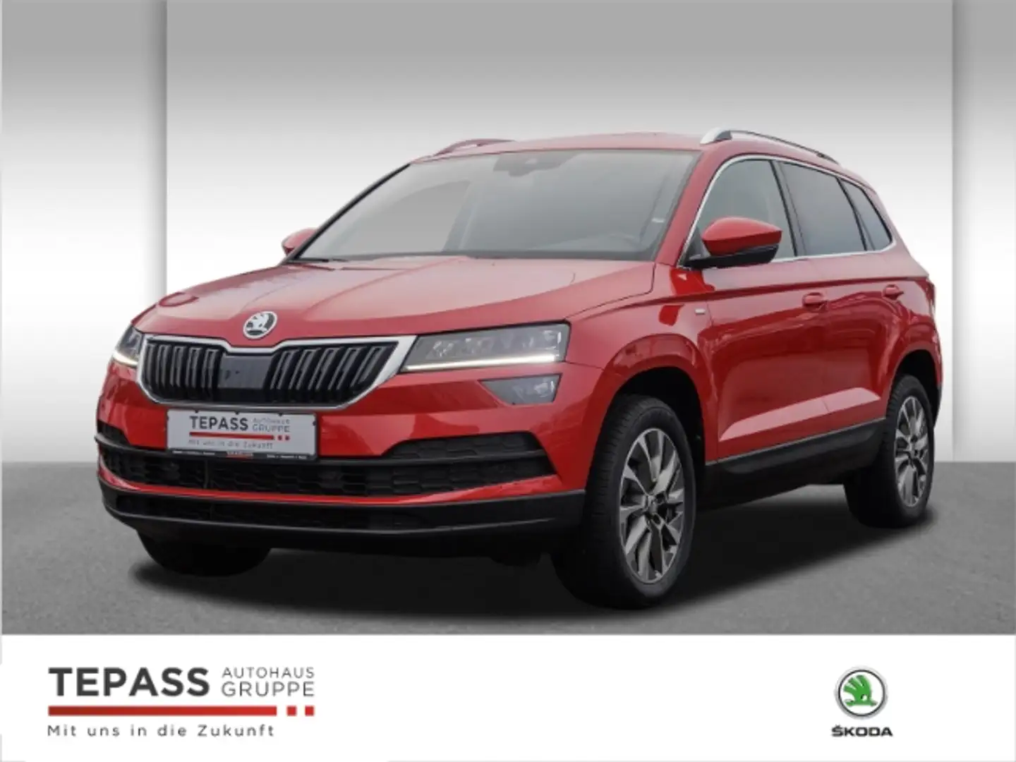 Skoda Karoq 1,5l TSI Clever NAVI LED PDC KESSY Rot - 1