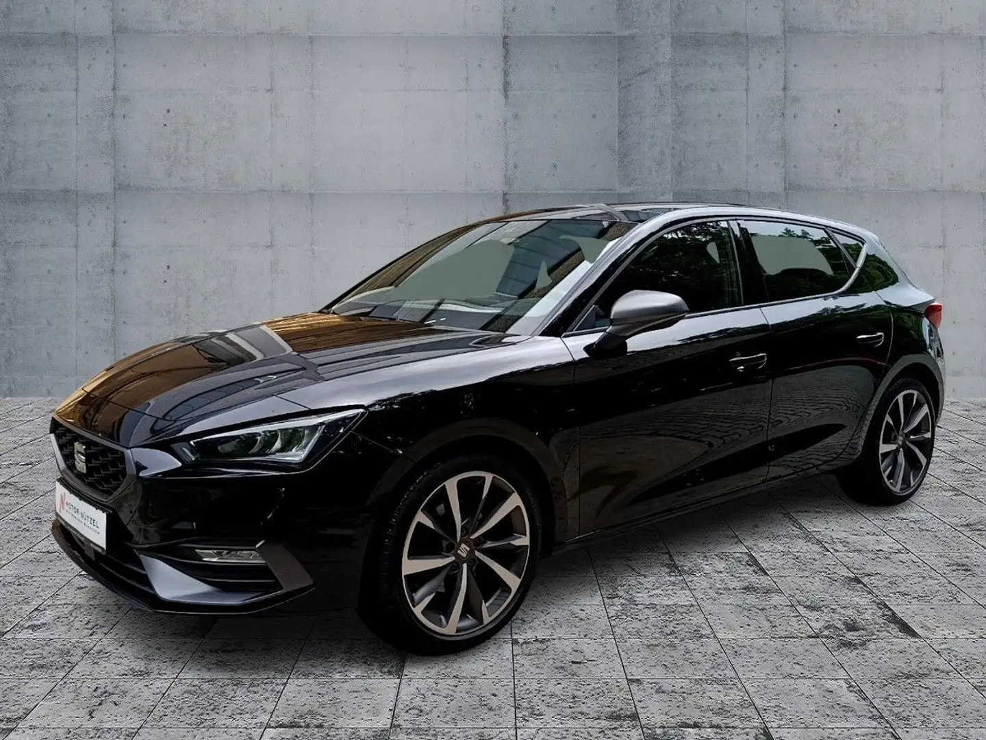 SEAT Leon 2.0TDI FR-LINE LED+NAV+ACC+SHZ+PDC+AHK+PANO Zwart - 2