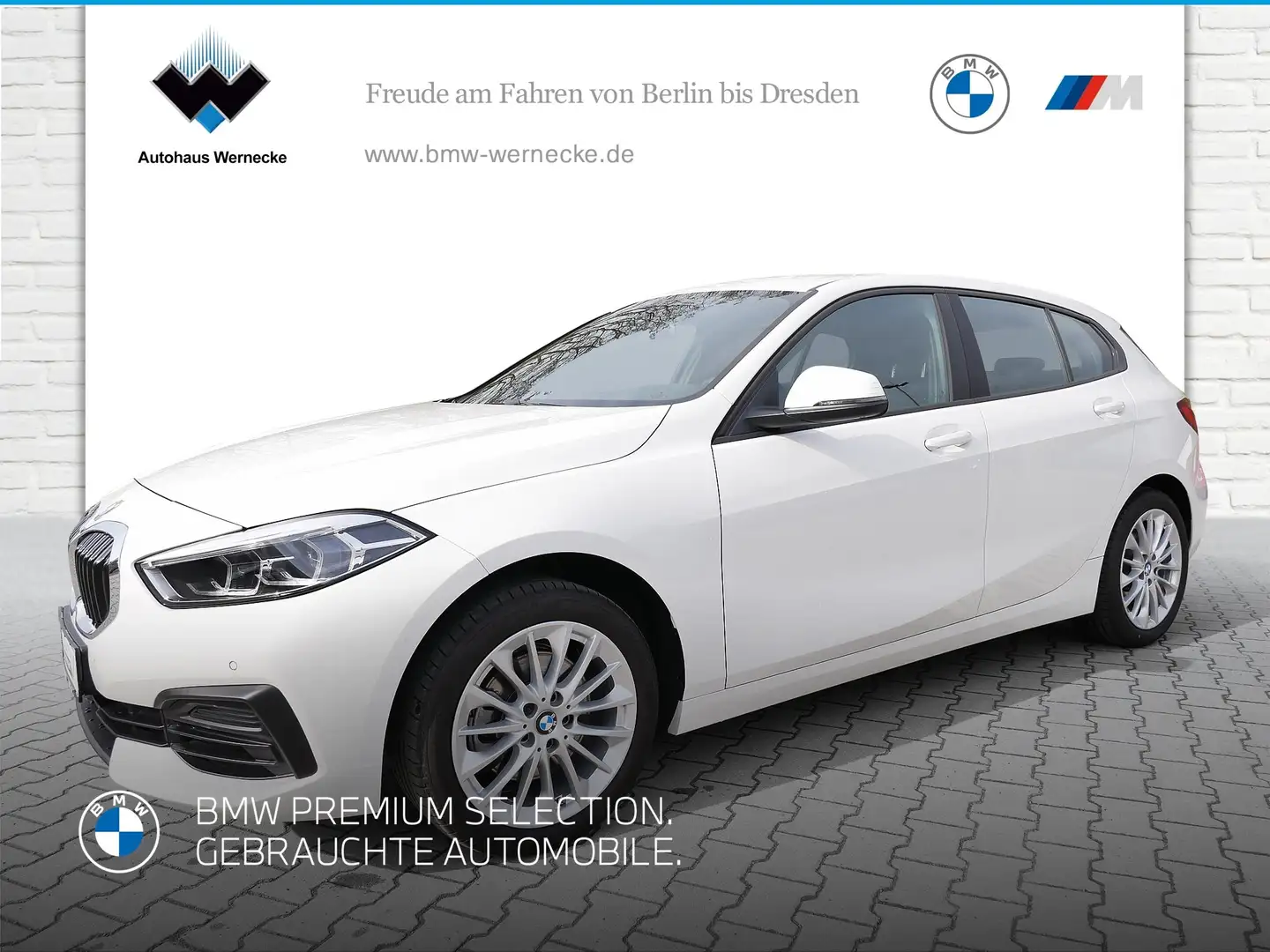 BMW 118 i Hatch Advantage DAB LED WLAN Tempomat AHK Weiß - 1