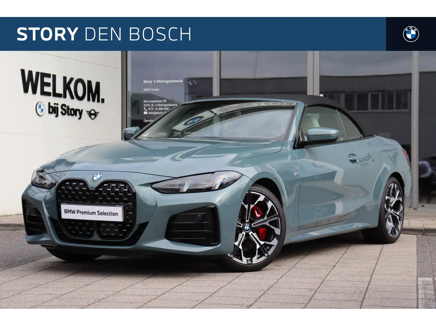 BMW 420 4 Serie Cabrio 420i High Executive M Sport Automaa Vert - 1