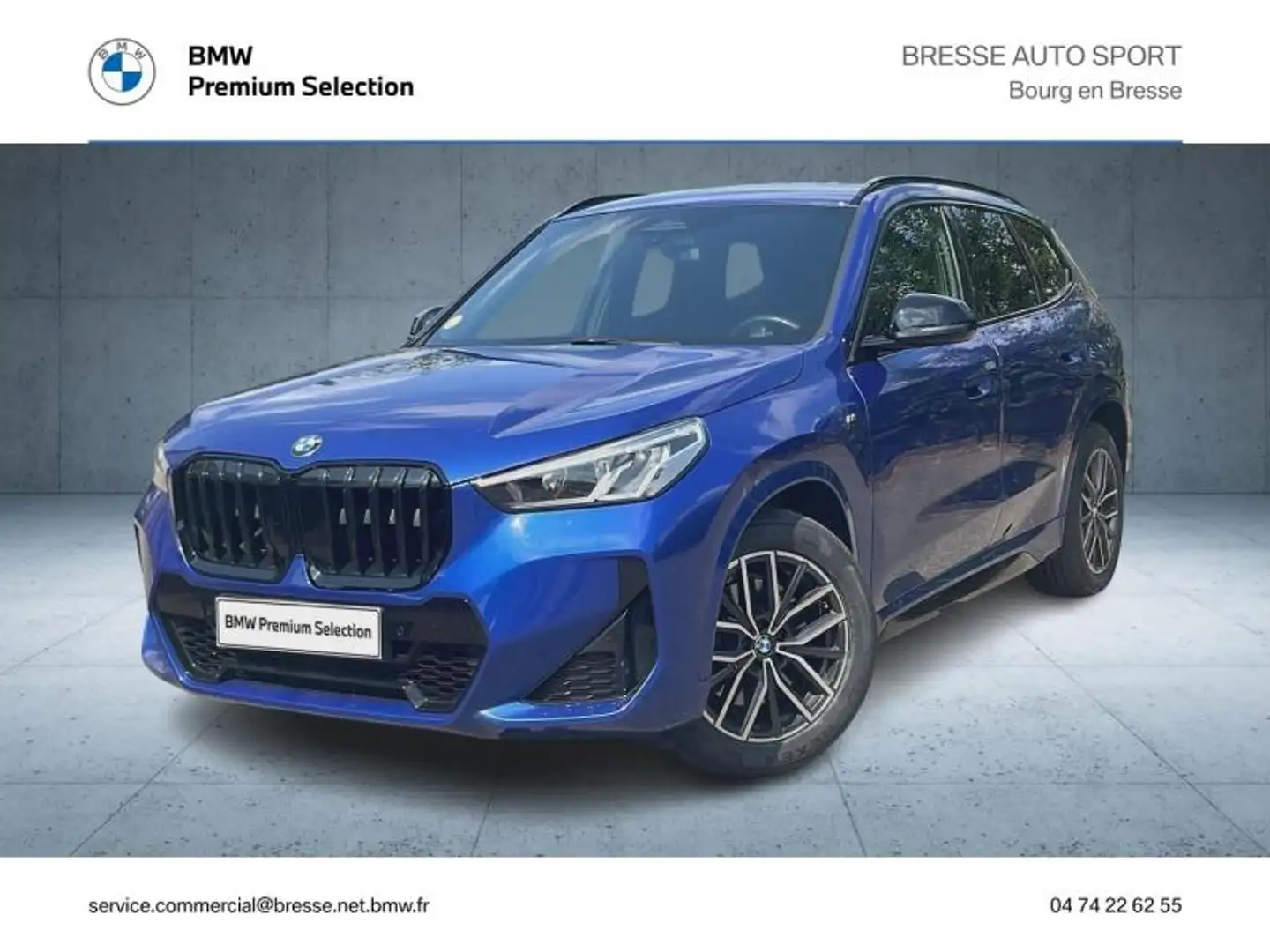 BMW X1 xDrive23d 211ch M Sport Bleu - 1