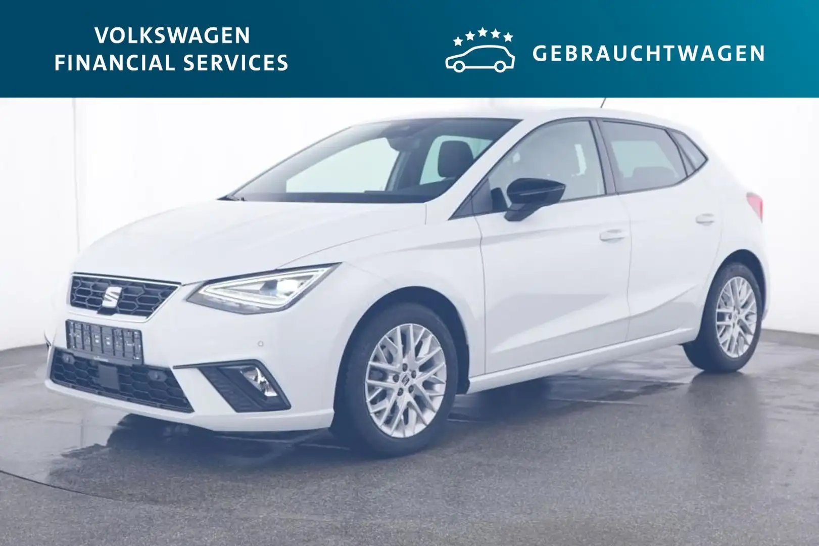 SEAT Ibiza FR-Line 1.0 TSI DSG RFK*PDC*Tempo*Klima*SH Weiß - 1