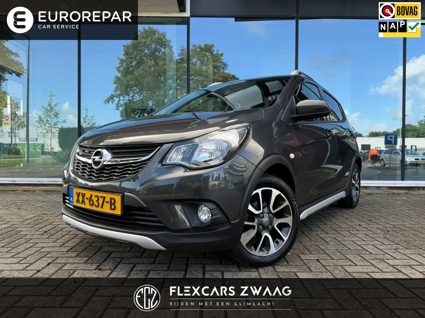 Opel Karl 1.0 Rocks Online Edition - Airco - Navi - Parkeerh Grijs - 1