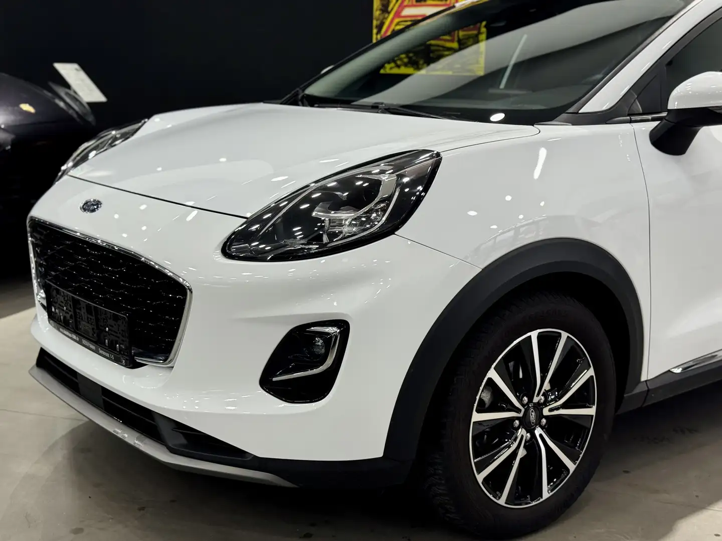 Ford Puma Titanium*1.Hand*Navi*Spurhaltes.*PDCSitzHz.*LenkHz Weiß - 2