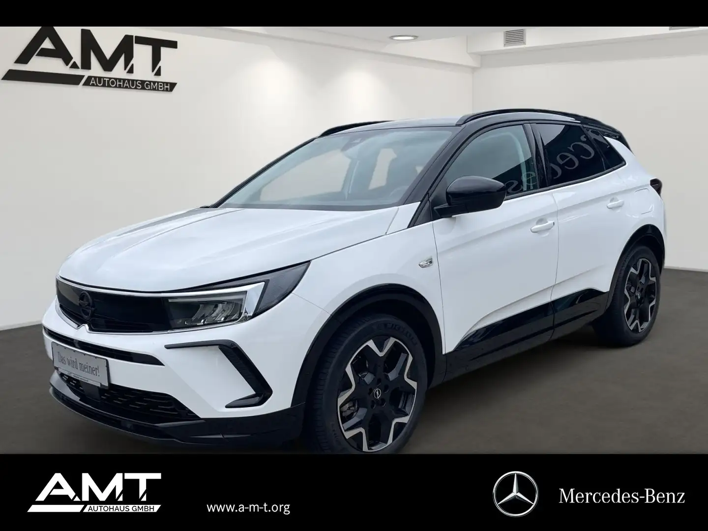 Opel Grandland X 1.6 Turbo Hybrid GS Line AHK Blanc - 1