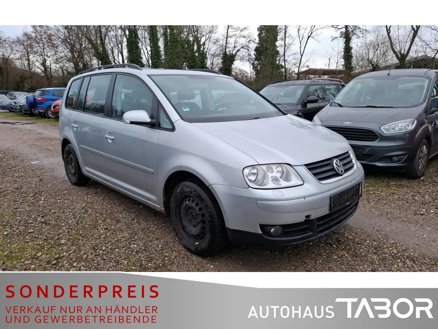 Volkswagen Touran 2.0 TDI Trendline AHK Klima S-Dach Navi Grau - 2