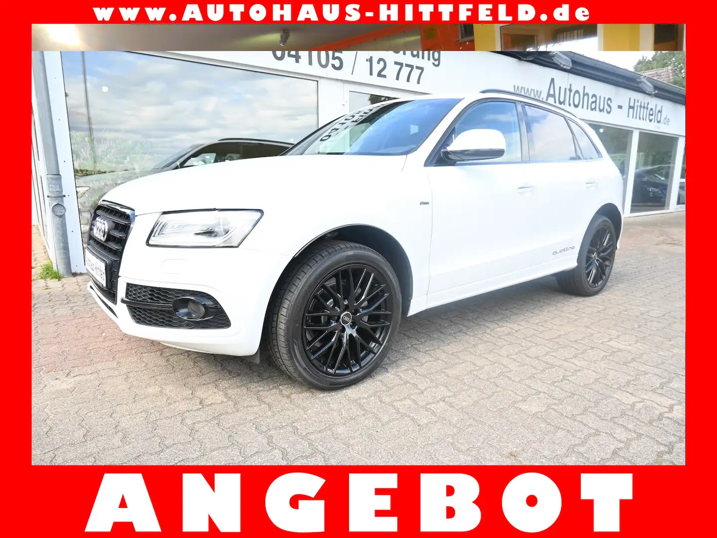 Audi Q5 2.0 TFSi S-line quattro Aut Pano Navi Xen 20´ Blanc - 1